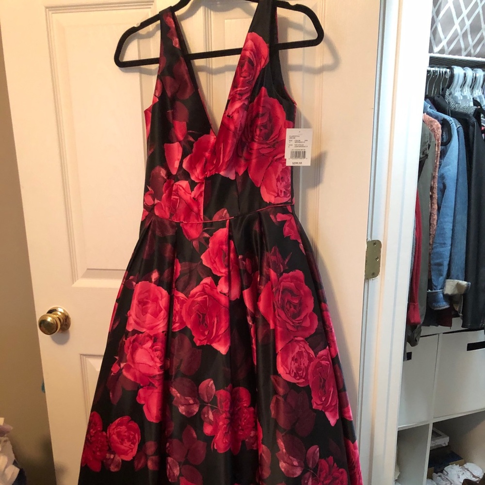 Camille La Vie formal high low prom dress